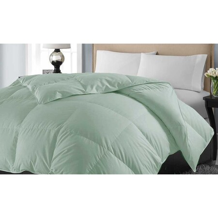 Hotel Grand 1000TC Cotton Down Comforters, Green, Twin 021277